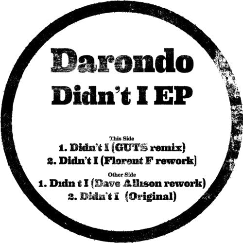 Darondo: Didn't I ( RECORD )