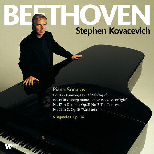 Stephen Kovacevich: Beethoven: Piano Sonatas Nos. 8 14 17 & 21 Bagatelles Op. 126 ( RECORD )