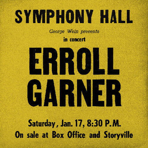 Erroll Garner: Symphony Hall Concert ( RECORD )