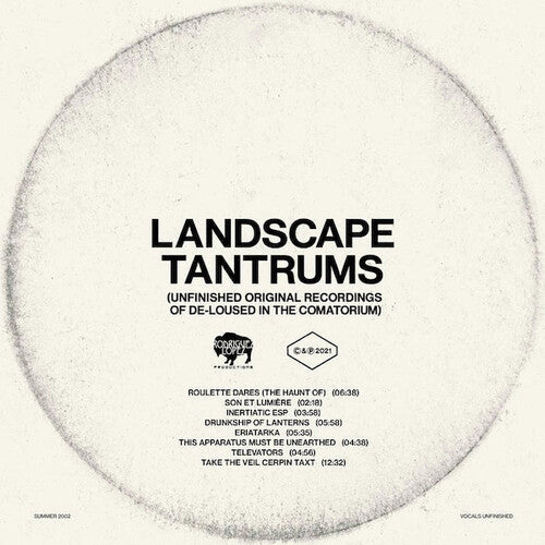 The Mars Volta: Landscape Tantrums: Unfinished Original Recordings Of De-Loused In The Comatorium - Clear Vinyl ( RECORD )