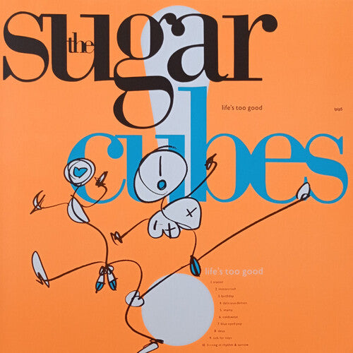 The Sugarcubes: Life's Too Good - Orange Colored Vinyl ( RECORD )