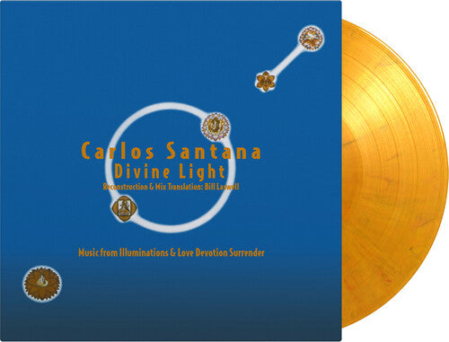 Carlos Santana: Divine Light: Reconstruction & Mix Translation By Bill Laswell - Limited Gatefold 180-Gram Yellow, Red & Black Marble Colored Vinyl ( RECORD )