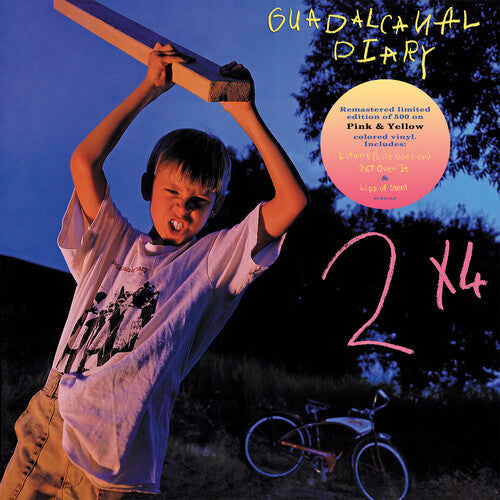 Guadalcanal Diary: 2 X 4 - Pink/yellow Swirl ( RECORD )