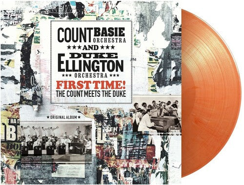 Ellington, Duke / Basie, Count: First Time! The Count Meets The Duke - Ltd Orange & White Vinyl ( RECORD )