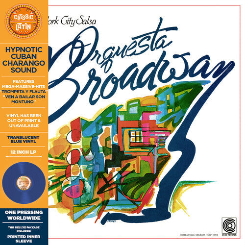 Orquestra Broadway: New York City Salsa - Translucent Blue ( RECORD )