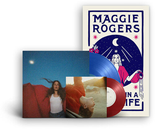 Maggie Rogers: Heard It In A Past Life: 5th Anniversary - Deluxe Edition on Blue Colored Vinyl with Bonus Red Colored 7-Inch Vinyl & Poster ( RECORD )