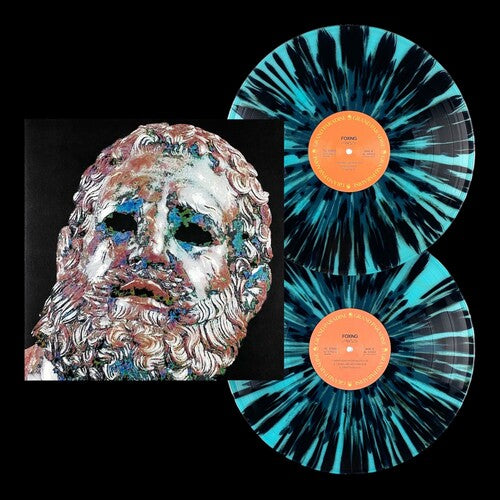 Foxing: Foxing - Ice Blue with Black Splatter ( RECORD )