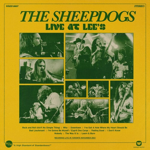 The Sheepdogs: Live At Lees - Translucent Green Colored Vinyl ( RECORD )