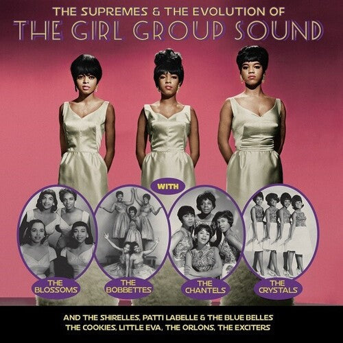 Supremes & the Evolution of the Girl Group Sound: Supremes & The Evolution Of The Girl Group Sound / Various - 140gm Pink & Black Marble Vinyl ( RECORD )