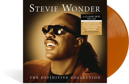 Stevie Wonder: Definitive Collection - Translucent Orange Colored Vinyl ( RECORD )