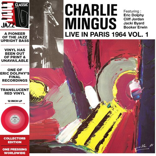 Charlie Mingus: Live in Paris, 1964 Vol. 1 - Translucent Red ( RECORD )