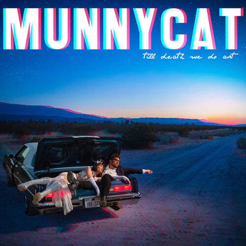 Munnycat: Till Death We Do Art - Red/Blue Split ( RECORD )