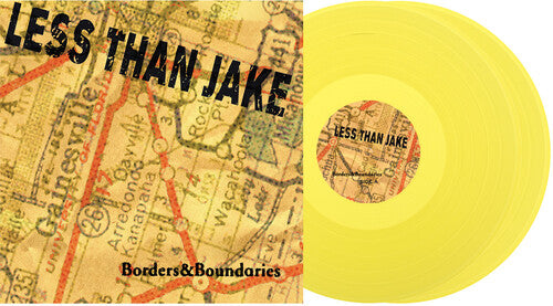 Less than Jake: Borders & Boundaries 25th Anniversary - Yellow ( RECORD )