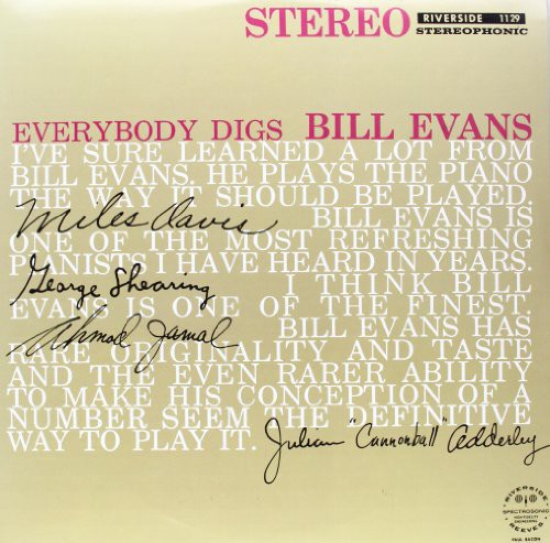 Bill Evans: Everybody Digs Bill Evans ( RECORD )