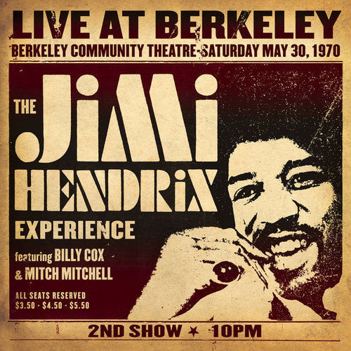 Jimi Hendrix: Jimi Hendrix Experience Live at Berkeley ( RECORD )