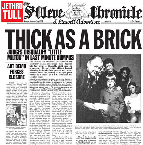 Jethro Tull: Thick As a Brick ( RECORD )