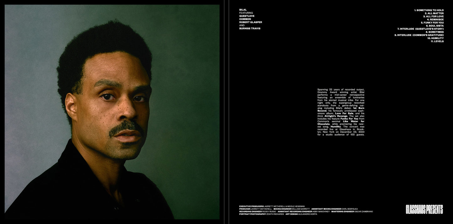 Bilal feat. Questlove, Common, Robert Glasper and Burniss Travis: Live at Glasshaus ( RECORD )