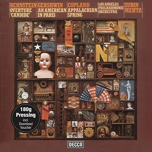 Mehta / Los Angeles Philharmonic: Mehta Conducts Bernstein Gershwin & Copland ( RECORD )