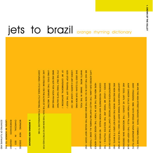 Jets to Brazil: Orange Rhyming Dictionary ( RECORD )