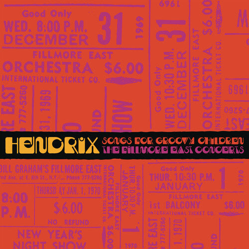 Jimi Hendrix: Songs For Groovy Children: The Fillmore East Concerts ( RECORD )