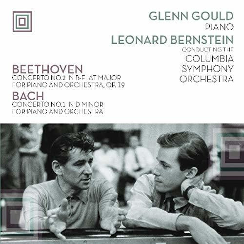 Glenn Gould: Plays Beethoven Concerto 2 & Bach Concerto 1 ( RECORD )