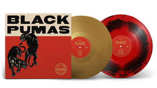 Black Pumas: Black Pumas - Gold / Black & Red Marbled ( RECORD )