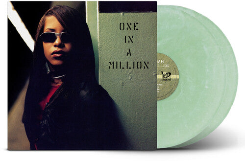 Aaliyah: One In A Million - Milky White & Green Galaxy ( RECORD )