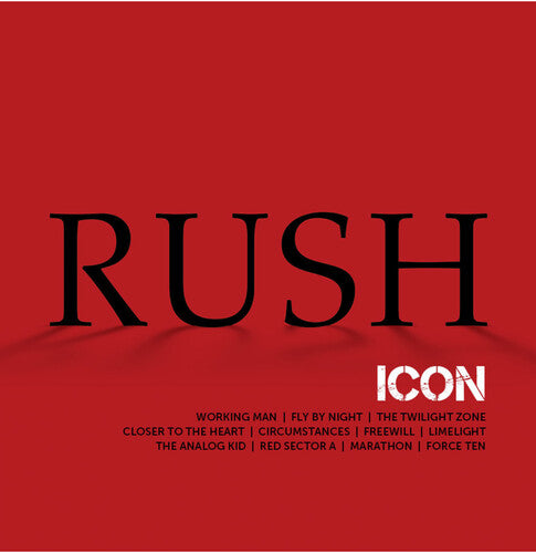 Rush: Icon [Clear Vinyl] ( RECORD )