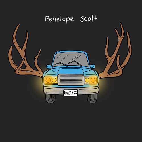 Penelope Scott: Hazards - White & Black A-Side/B-Side ( RECORD )