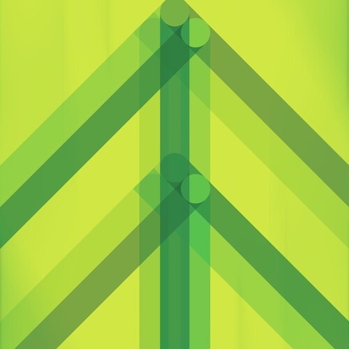 El Ten Eleven: Every Direction Is North - Green Glass ( RECORD )