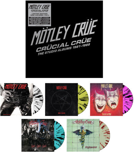 Motley Crue: Crucial Crue: The Studio Albums 1981-1989 ( RECORD )