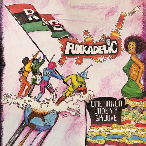 Funkadelic: One Nation Under A Groove - Red & Green Colored Vinyl with Bonus 12-Inch ( RECORD )