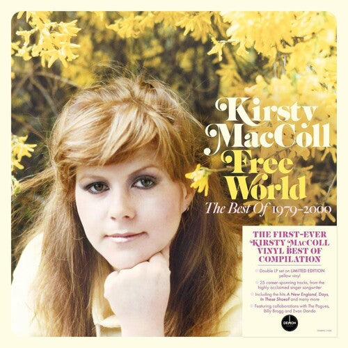 Kirsty MacColl: Free World: The Best Of Kirsty Maccoll 1979-2000 - 140-Gram Yellow Colored Vinyl ( RECORD )