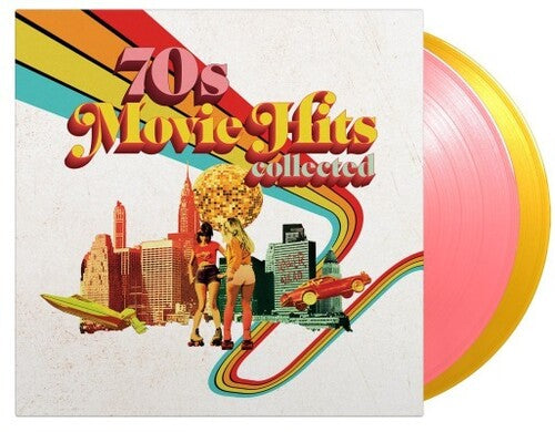 Various Artists: 70's Movie Hits Collected / Various - Limited 180-Gram Pink & Yellow Colored Vinyl ( RECORD )