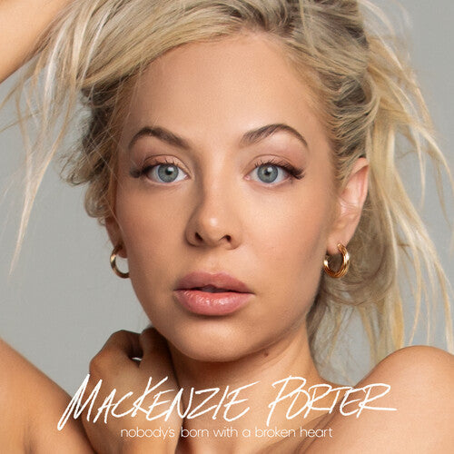 Mackenzie Porter: Nobody's Born with a Broken Heart - Smokey Grey/Blue & White ( RECORD )