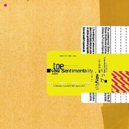 Toe: New Sentimentality ( RECORD )
