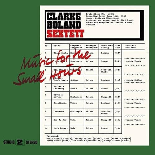 Clarke-Boland Sextett: Music For The Small Hours ( RECORD )