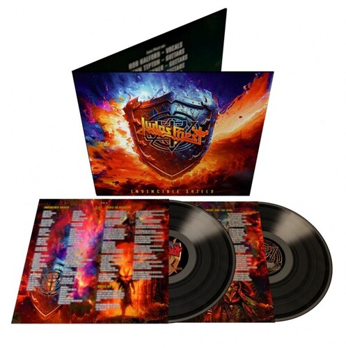 Judas Priest: Invincible Shield - Deluxe Gatefold Black Vinyl with Alternate Cover Artwork ( RECORD )