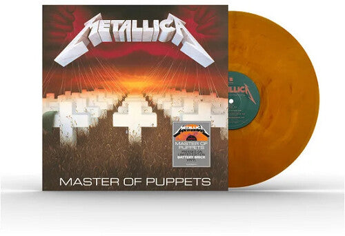 Metallica: Master Of Puppets - 'Battery Brick' Red Colored Vinyl ( RECORD )
