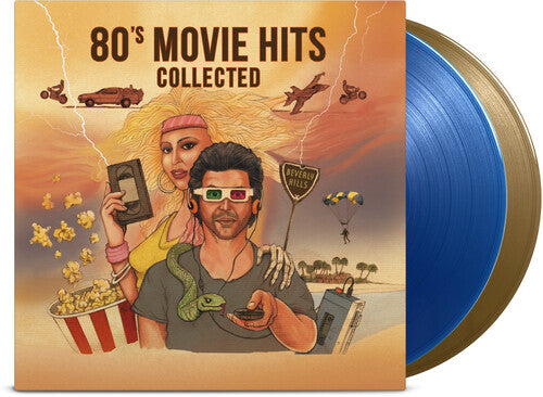 80's Movie Hits Collected / Various: 80's Movie Hits Collected / Various - Limited 180-Gram Translucent Blue & Gold Colored Vinyl ( RECORD )
