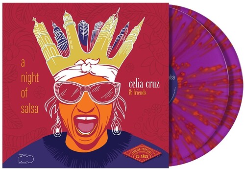 Celia Cruz: A Night Of Salsa   (25th Anniversary Edition) [Magenta Splatter LP] ( RECORD )