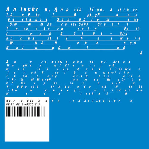 Autechre: Quaristice ( RECORD )