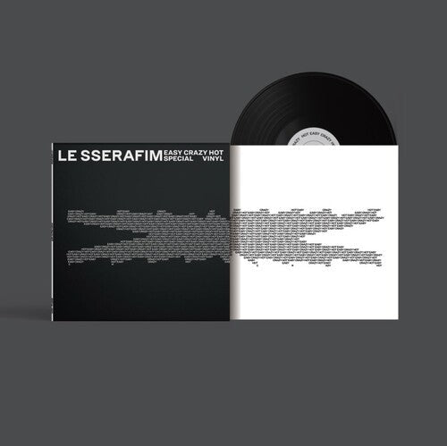Le Sserafim: 'EASY-CRAZY-HOT' SPECIAL VINYL [CARBON BLACK] ( RECORD )