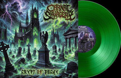 Carnal Savagery: Crypt of Decay - Cemetery Green ( RECORD )