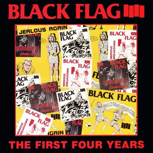 Black Flag: First Four Years / Singles ( RECORD )