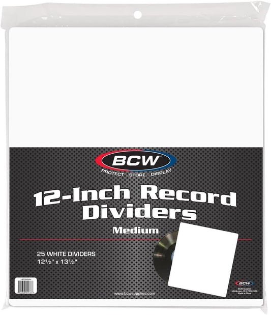 BCW Record Dividers (Pack Of 25) [Accessory]