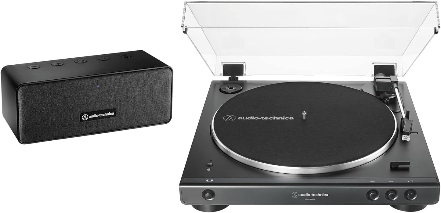 Audio-Technica/AT-LP60XSPBT-BK (Turntable with Bluetooth Speaker)