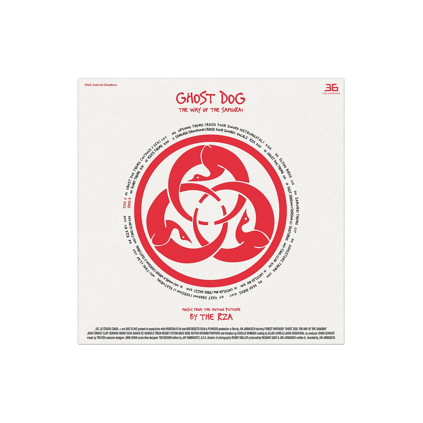 RZA: Ghost Dog - Original Motion Picture Score - Deluxe Edition Vinyl ( RECORD )